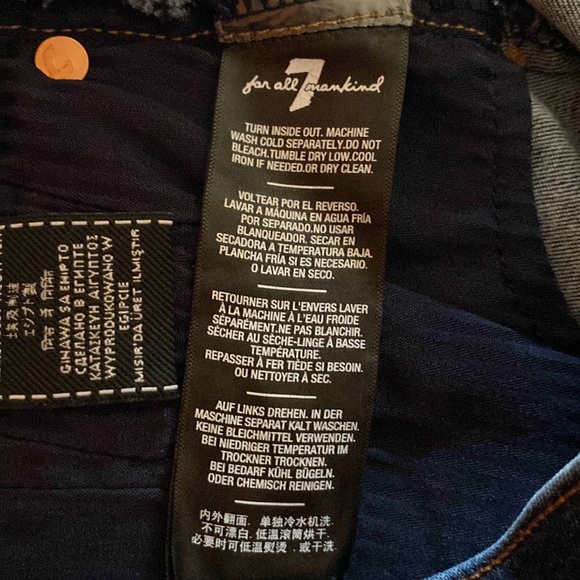 7 for All Mankind Denim Shorts Size 27 - Picture 7 of 8